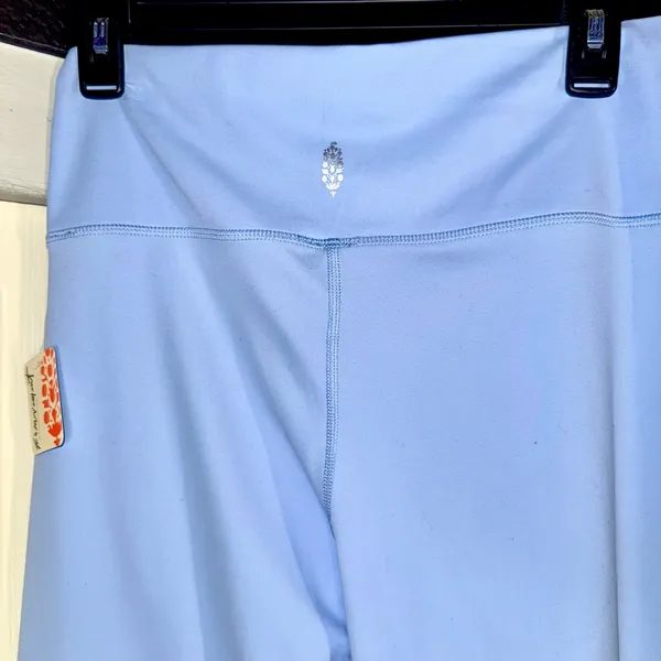 Free People NWT Never Better High Waist Leggings Size L Oxford Blue $98 Retail - Image 7