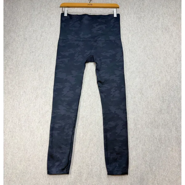 Spanx Look At Me‎ Now Seamless Camo Leggings Black 1X/TG High Waisted Athleisure - Image 3