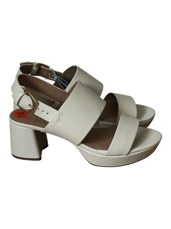 Aerosoles Camilla Beige Cream Platform Open Toe Sandals Heels Shoes NWT - Image 2