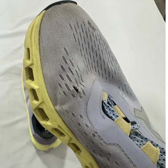 On Cloudmonster Running Shoes Lavender Hay Womens 10 - Image 7