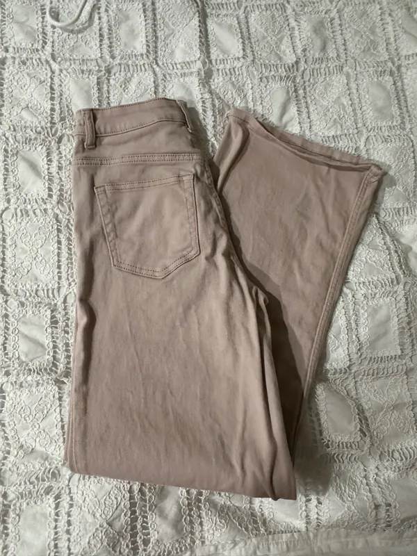 H&M Tan Jeans Wide-Leg - Image 3