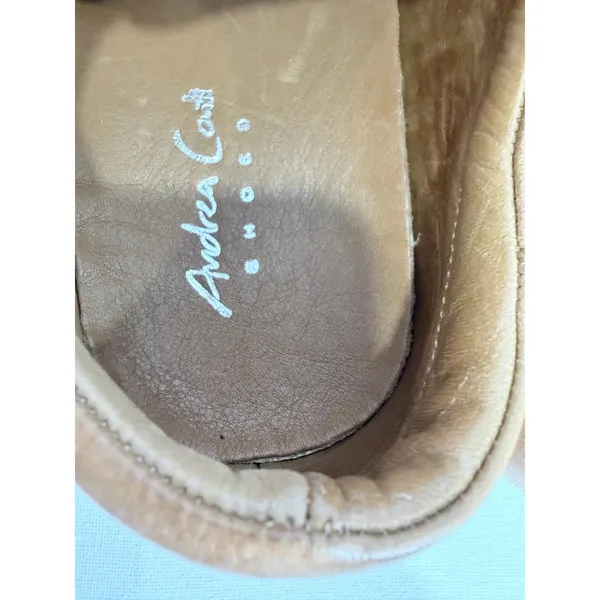 Andrea Conti Brown‎ Leather Lace-Up Comfort Shoes Minimalist Euro Casual 40 - Image 7