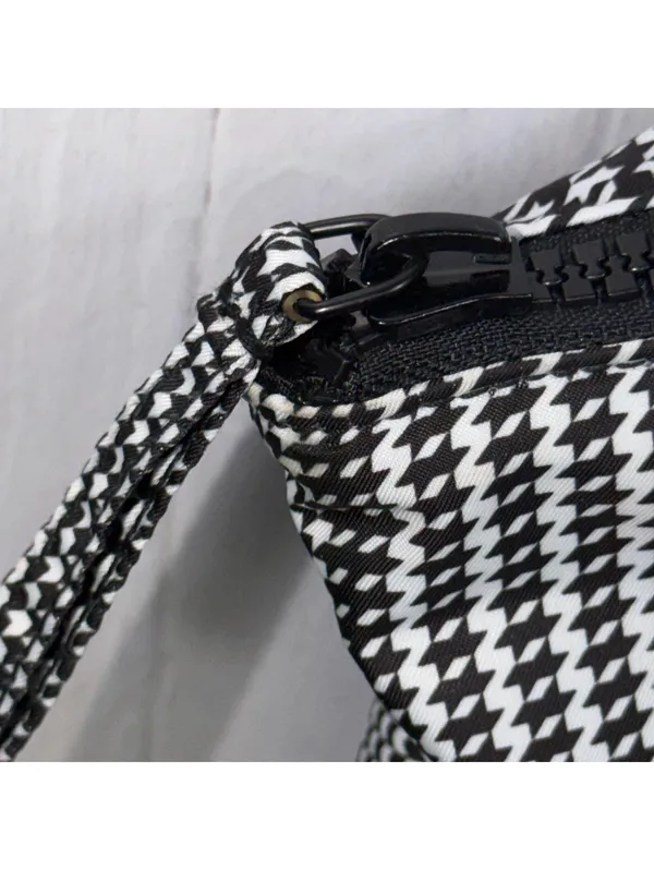 Lauren Ralph Lauren Houndstooth Plaid Tote Bag - Image 6