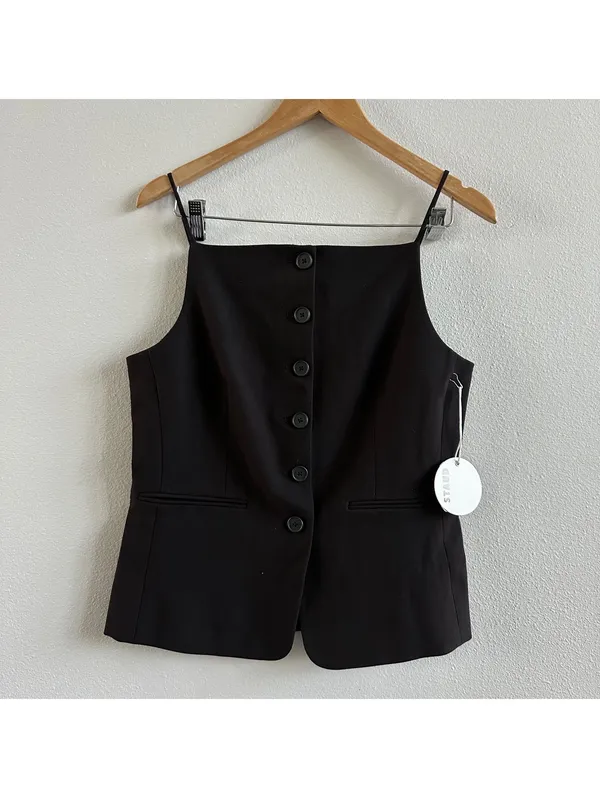 Staud The Una Top Black Size Medium - Image 2