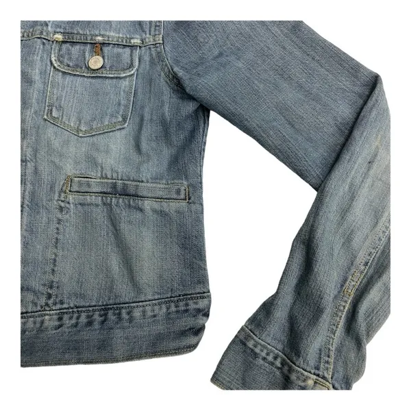 ABERCROMBIE & FITCH Classic Denim Jacket size M - Image 7
