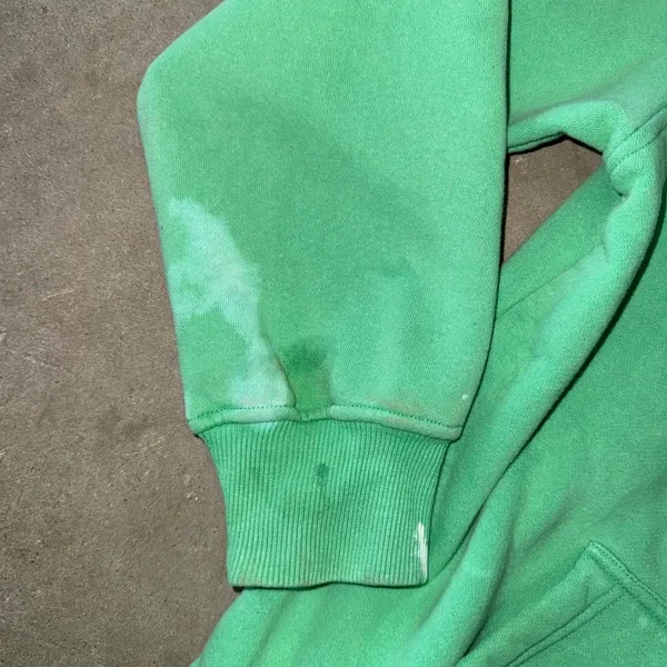 White Fox‎ Los Angeles Hoodie Women S/M Green Fair Collegiate Graphic Pullover - Image 2