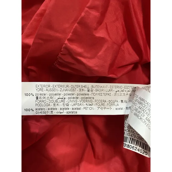 Zara Bright Red One-Shoulder Ruched Mini Dress Size S - Image 10