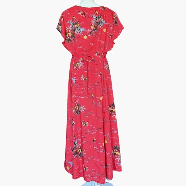 Reformation Jeans‎ Denise Fiji Midi Dress Sz L - Image 5