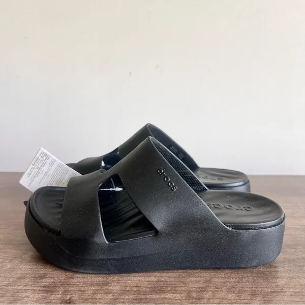 CROCS NEW Women's Getaway Platform H-Strap Shoe Size 7 #B1903 - Image 3
