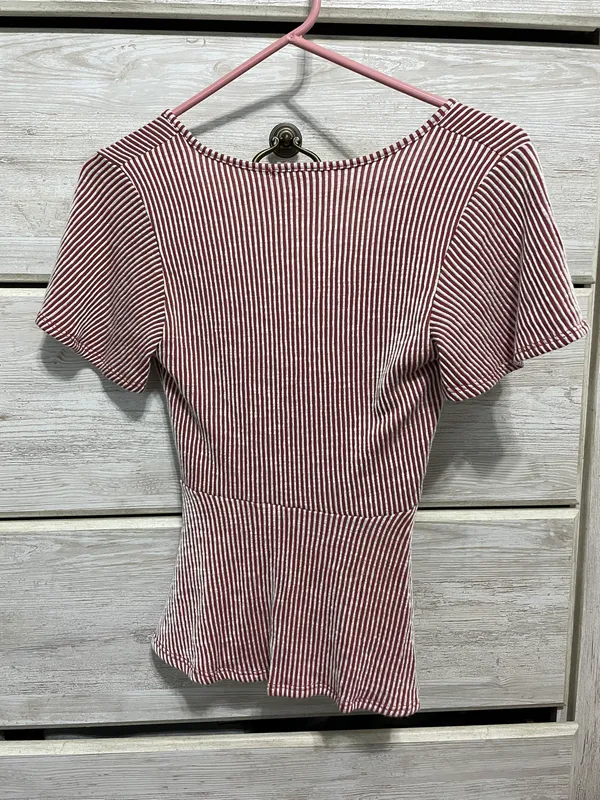 Marshall’s Striped Red Blouse  - Image 2