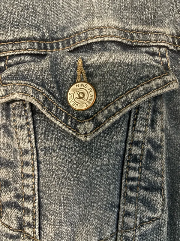 Nine planet jean jacket Blue - Image 2