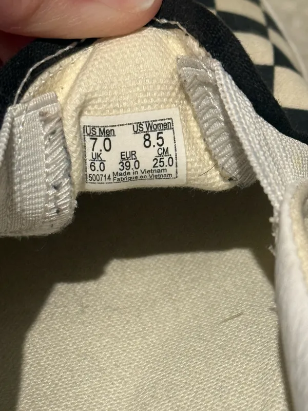 Checkered Vans - Image 4