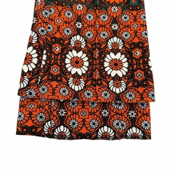 Maeve Anthropologie The Margot patterned kick flare geometric pants SZ S #2538 - Image 6