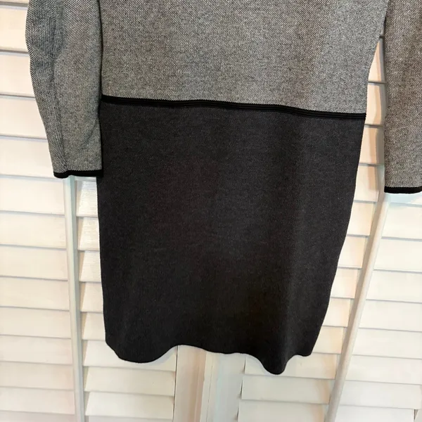 Lauren Ralph‎ Lauren Gray Dress Size Medium - Image 4