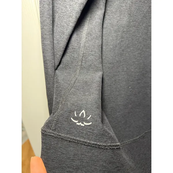 Beyond Yoga Spacedye Everyday Full Zip Hoodie Heathered Darkest Night Sz Medium - Image 6