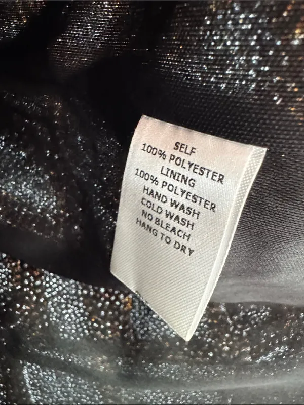 Entry Rose Gold Sequin mini dress S party event HOCO holiday - Image 9