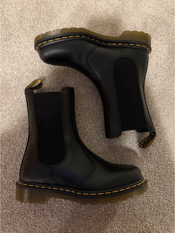 Dr Martens Black Leather Chelsea Boots - Image 2