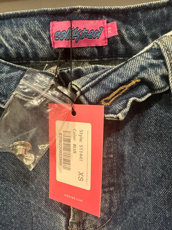 Edikted Raquel Folded Jeans - Image 5