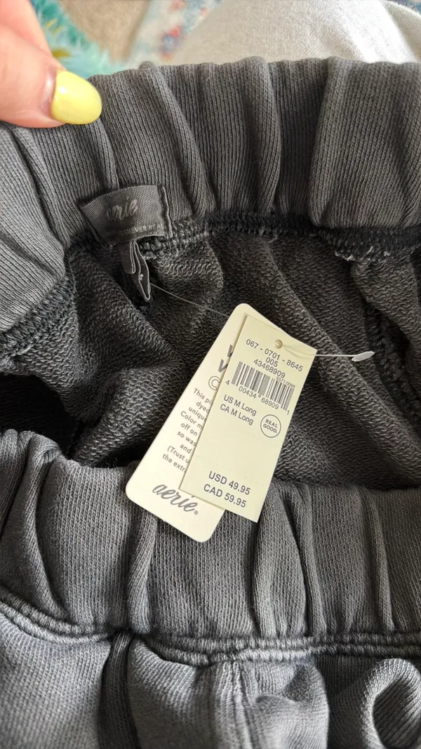 Aerie Barrel Pants gray  - Image 4
