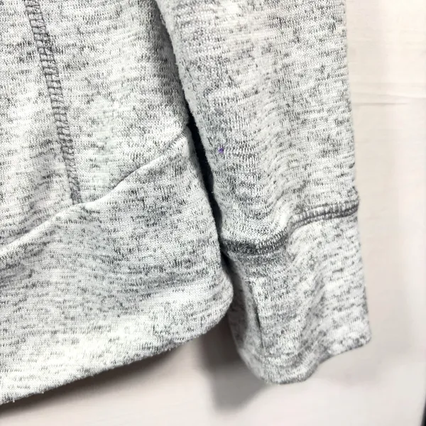 Kuhl Women Mock Neck Lea‎ Pullover Sweatshirt Gray Outdoors Activewear Large - Image 4