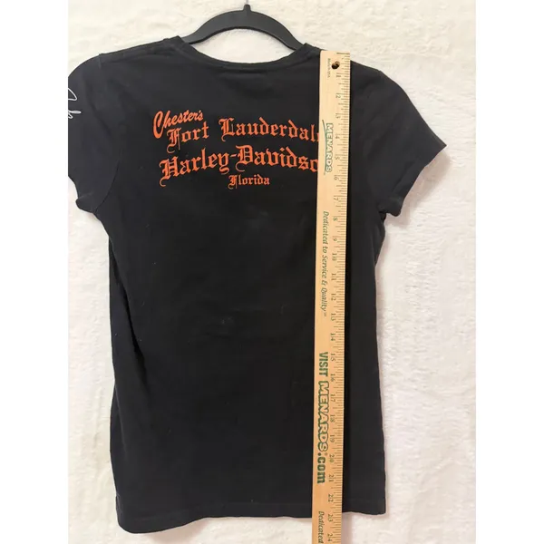 Harley-Davidson Womens Small T-Shirt Scott Jacobs Fireworks Fort Lauderdale FL - Image 13