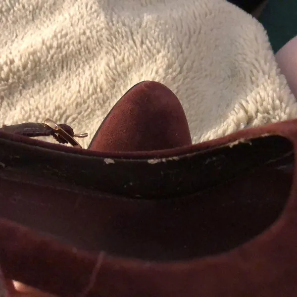 Banana Republic size 7 Maroon Heels - Image 7