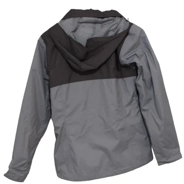 Womens Columbia Puddletown Hooded Omni-Tech Waterproof Rain Jacket Gray Size S - Image 2