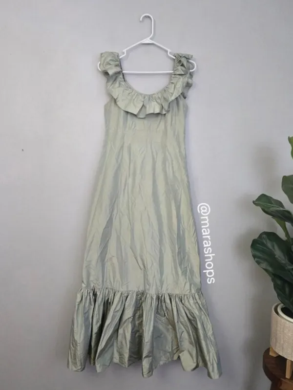 Louise New York The Camille Dress in Sage - Image 3