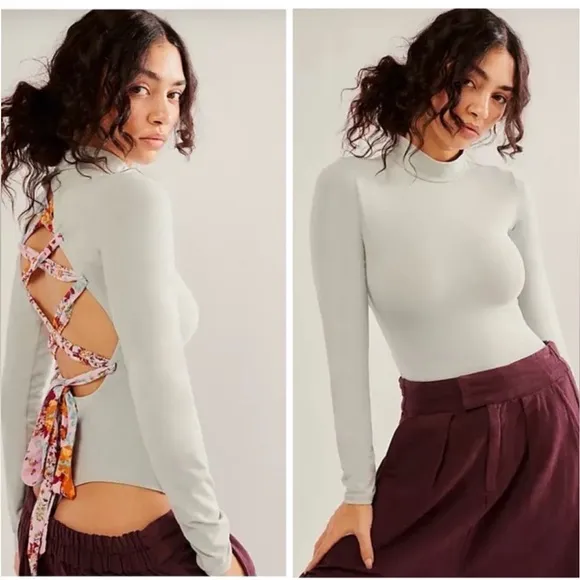 Free people Straps In The Back Bodysuit size medium - Image 2