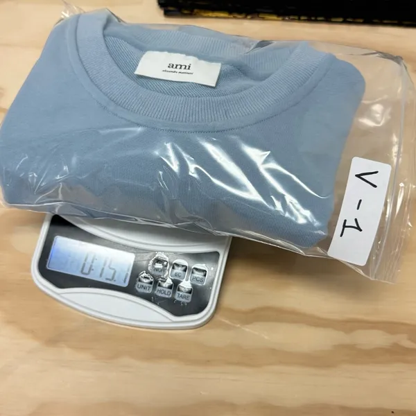 AMI ALEXANDRE MATTIUSSI Blue‎ Ami De Cœur Sweatshirt In 459 Light Blue Medium - Image 15