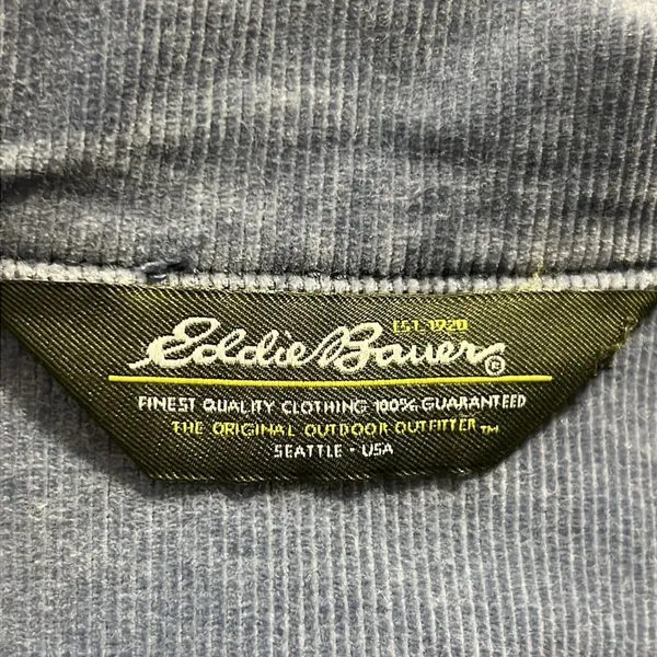 Eddie Bauer Womens Corduroy Utility Jacket Size L Academia Preppy Gilmore Girls - Image 10