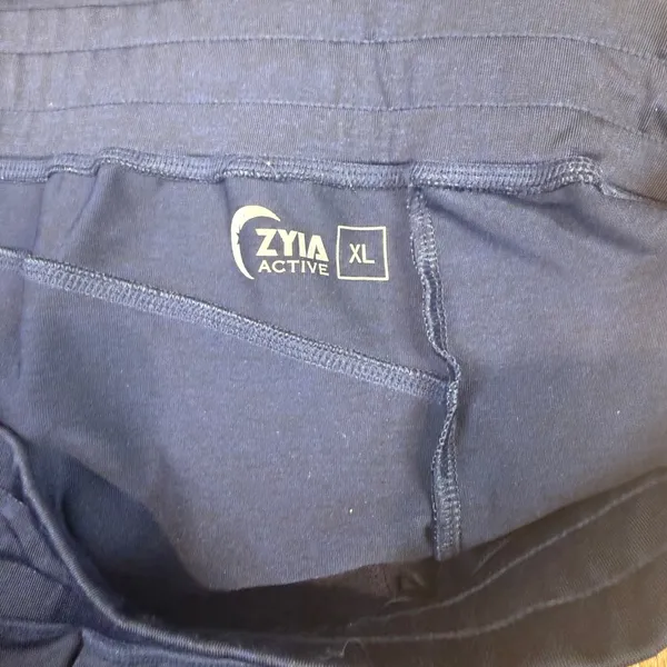 Zyia Joggers Sweatpants‎ Drawstring Athleisure Navy Blue Size XL - Image 6