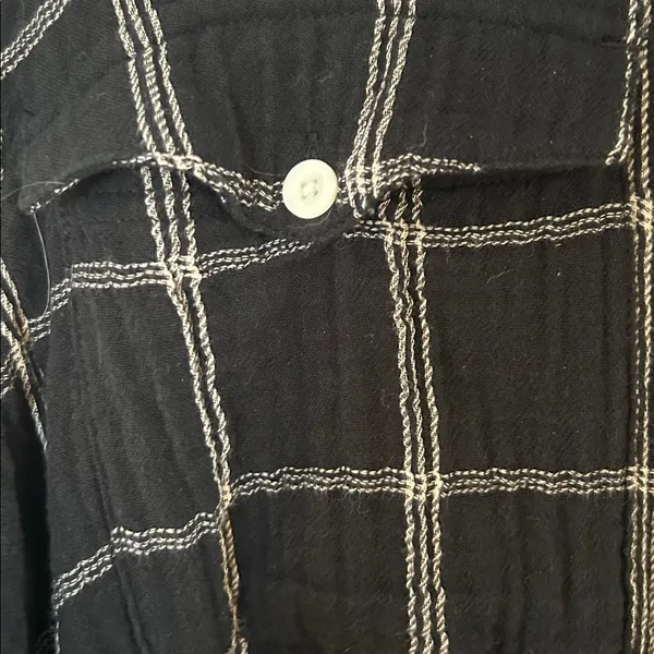 Madewell flap pocket light spun gauze shirt sz M - Image 4