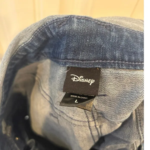 Disney Pixar Up‎ Junior Wilderness Explorer Embroidered Denim Shortalls Size XL - Image 9