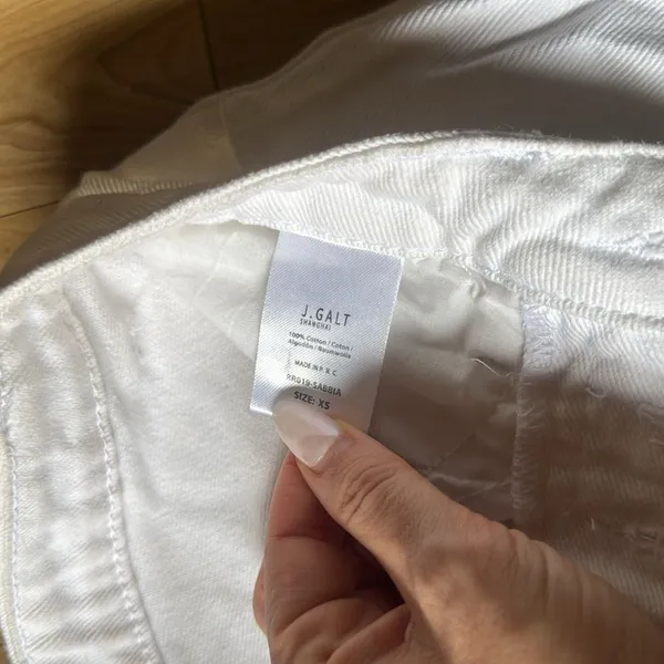 J. Galt White Button-Up Skirt - Image 2