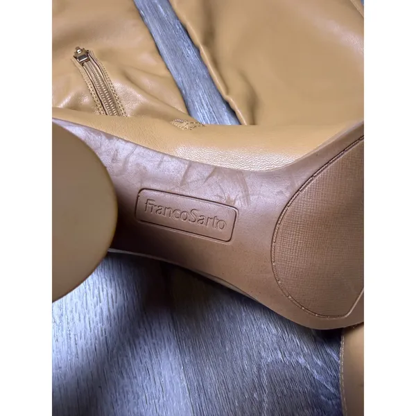 Franco Sarto Tan Cindy Tall Knee High Boots - Image 8