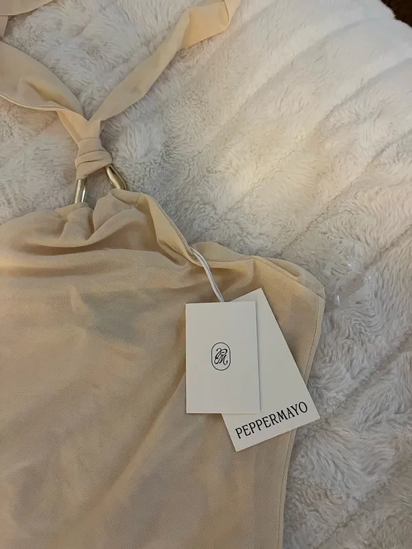 NWT Peppermayo Henrietta Mini Dress - Pastel Yellow - Image 3