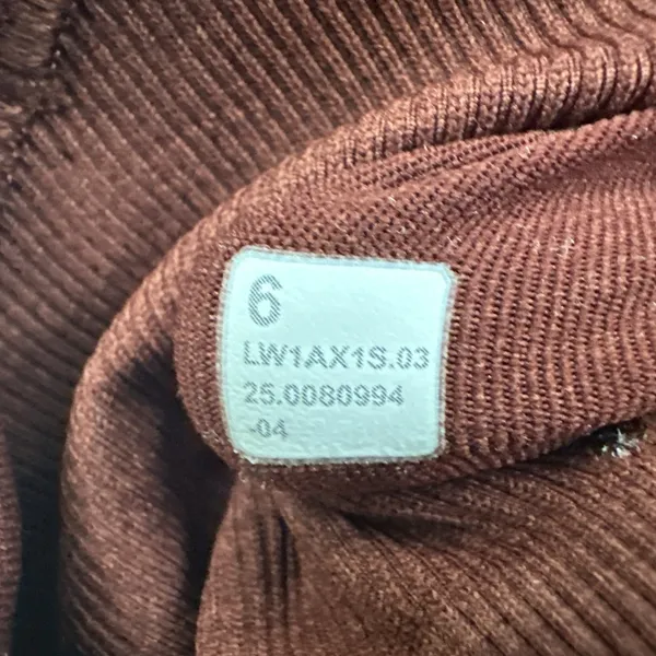 Lululemon Ebb To Street Tank Top Smoky Red Athletic Athleisure Women's 6 - Image 4