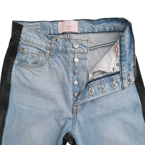 Revice Ex-Boyfriend Two Tone High Waisted Denim Jeans Harlow Wash Womens 25 - Image 4