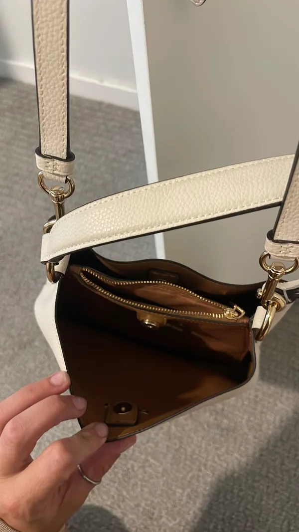 Coach Bucket Bag White - Image 2