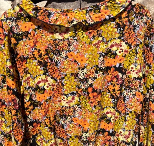 Free People Heatwave Floral Bodysuit Size Medium Boho Ruffle Bell Sleeve NWT - Image 8