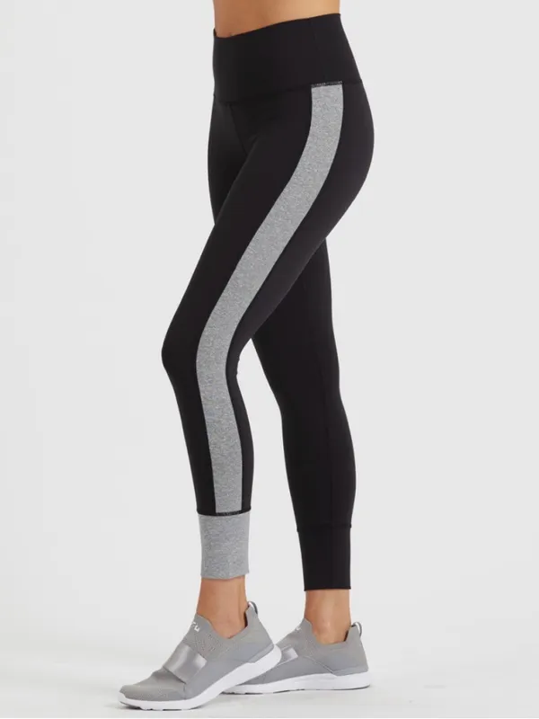 Vuori Origin Color Block Leggings Black Gray Leggings Size XXS - Image 3
