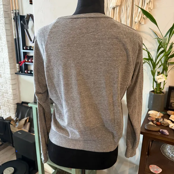 American Apparel ‘Dayton Dragons’ gray long sleeve woman’s top size Small - Image 2