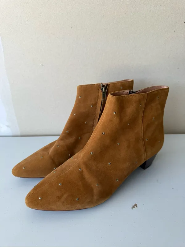 MADEWELL The Bea Boot in Embroidered Suede - Image 3