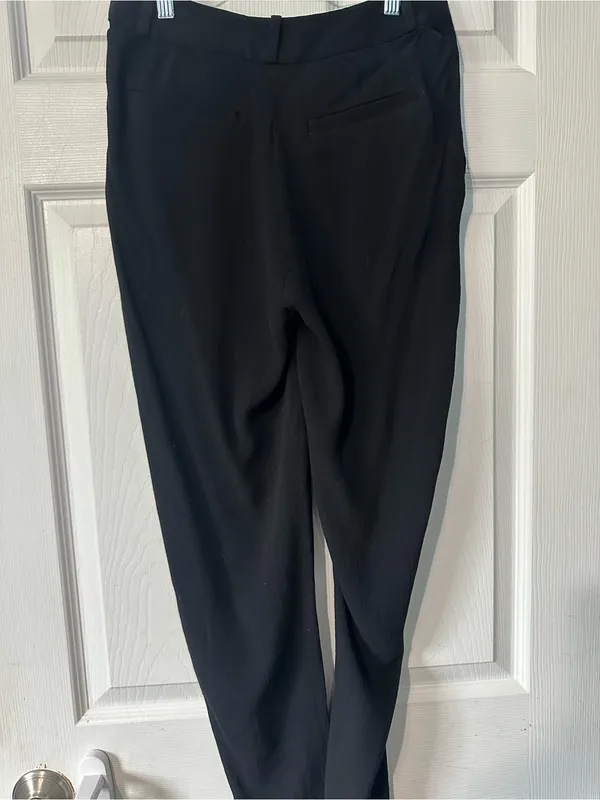 Kate Spade ♠️ Classic Black High-Rise Straight Pants — Women - Image 3