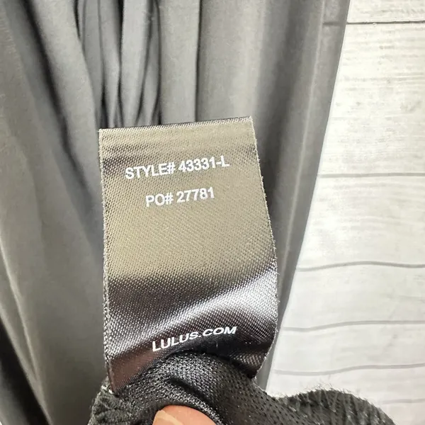 Lulus Strappy To Be Here Black‎ Lace-Up Maxi Dress Size Medium Black Backless - Image 11