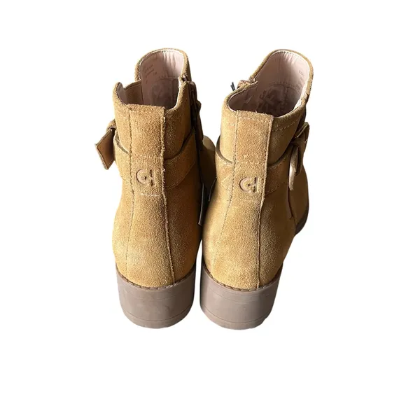 Cole Haan Catherine Ankle Bootie Waterproof Brown Suede Leather Women's 7.5‎ - Image 4