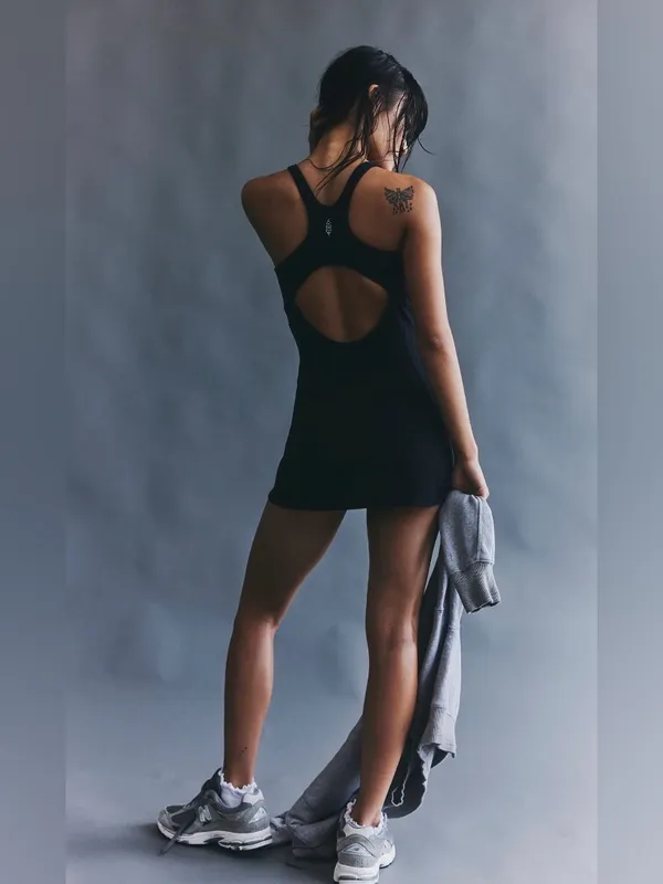 Free people movement never better dress black NWOT $118 large - Image 2