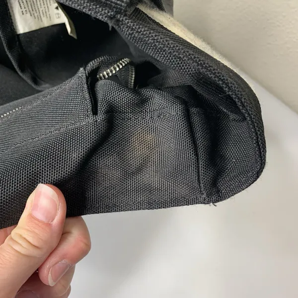 Pendleton Cowhide Leather Wool Travel Tote Zip Black Western - Image 7