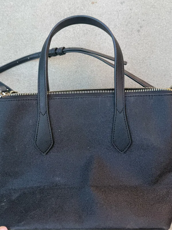 Kate Spade Black Glitter Leather Crossbody Shoulder Bag - Image 6